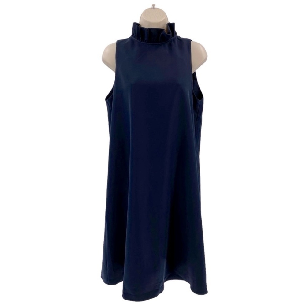 Tuckernuck | NEW Navy Blythe Ruffle Collar Mini Dress Size L
